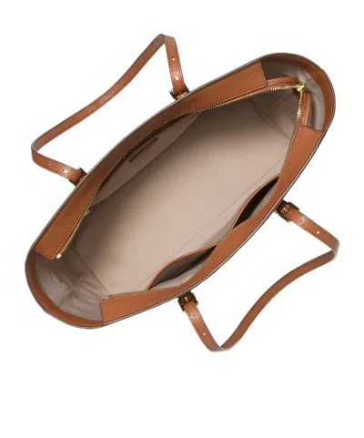 Michael Michael Kors Quinn Large Tote Bag In Brown