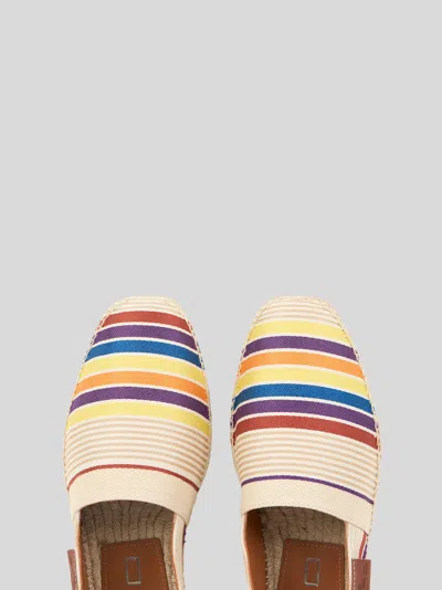 Etro Striped Pattern Espadrilles In Multi