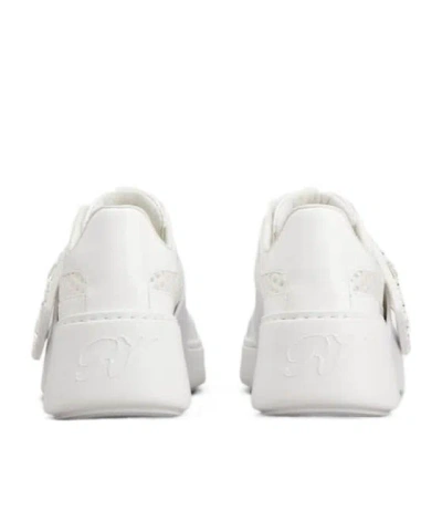 Roger Vivier High-top Sneakers With Extra Laces In White