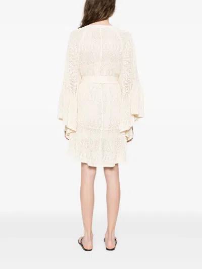Zimmermann Coco Pointella Lace Dress Cream