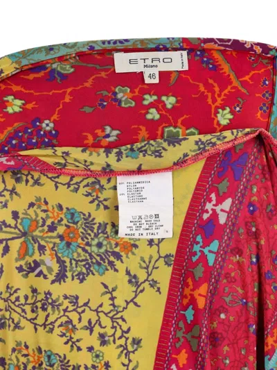 Pre-owned Etro Patterned Wrap Dress