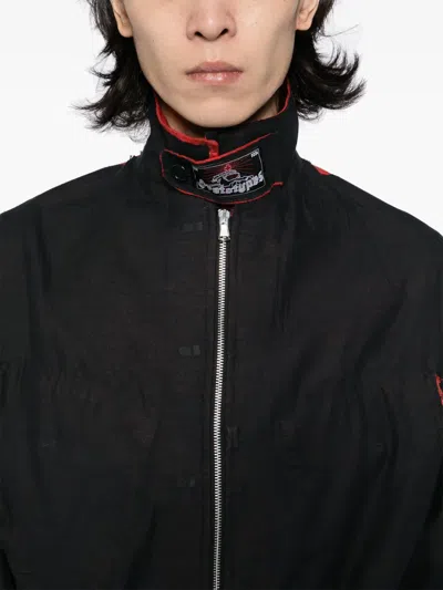 Prototypes Jacke Im Distressed-look In Black