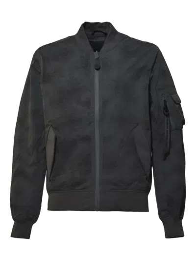 Alpha Industries Camouflage-pattern Zip-up Bomber Jacket