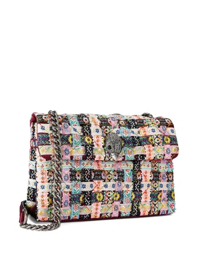 Kurt Geiger Medium Kensington Patchwork Shoulder Bag In Multi
