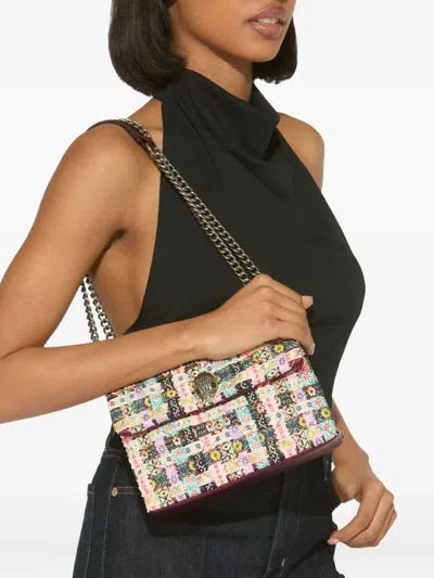 Kurt Geiger Medium Kensington Patchwork Shoulder Bag In Multi