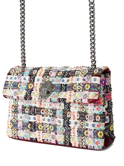 Kurt Geiger Medium Kensington Patchwork Shoulder Bag In Multi