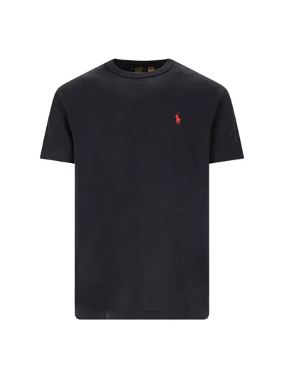 Polo Ralph Lauren Pony T-shirt In Black