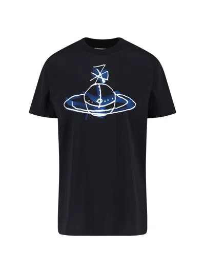 Vivienne Westwood Short Sleeves Crew Neck Graphic Print