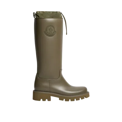 Moncler Women Kickstream High Rubber Rainboots In Multi
