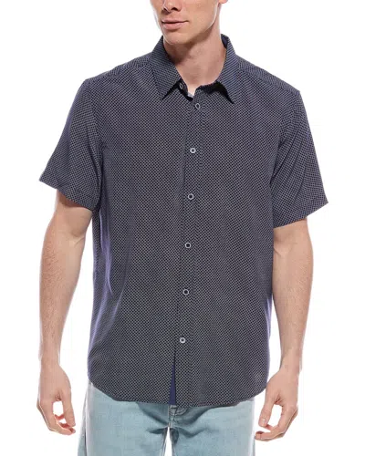 Report Collection Geo Print Shirt In Blue