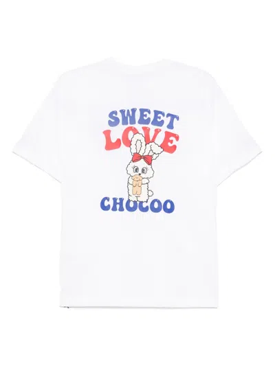 Chocoolate Logo-embroidered T-shirt