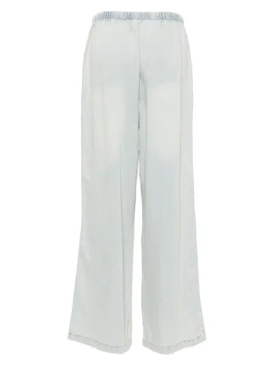 抽绳系带牛仔裤