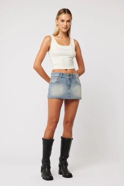 Abrand 99 Low Skirt Caitlin In Blue