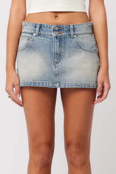 Abrand 99 Low Skirt Caitlin In Blue