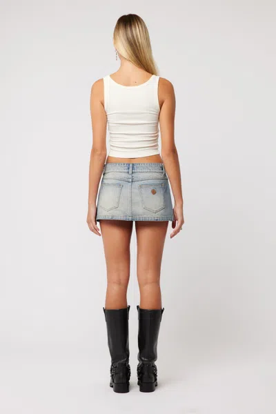 Abrand 99 Low Skirt Caitlin In Blue