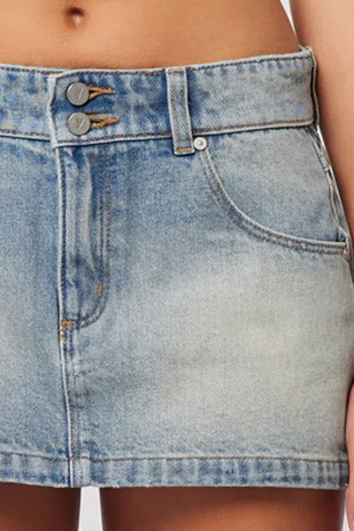 Abrand 99 Low Skirt Caitlin In Blue