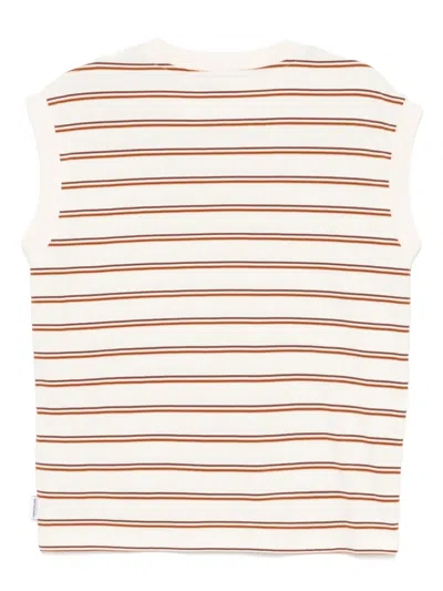Chocoolate Stiped Tank Top