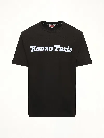Kenzo Verdy Os Printed Cotton T-shirt In Black