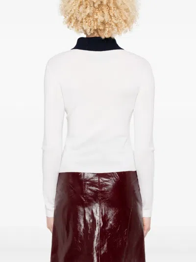 Self-portrait Self Portrait 'cream Merino Wool' Cardigan In White