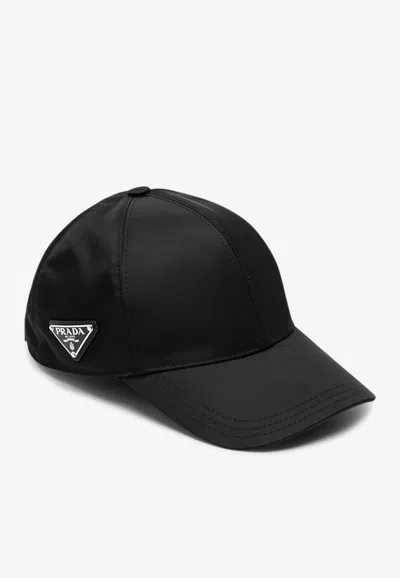 Prada Nylon Baseball Cap 6-panel Construction