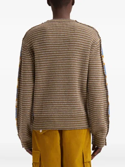 Marni Embroidered Mohair Blend Sweater