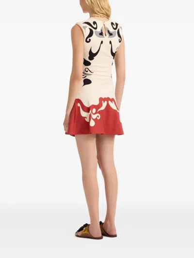 La Doublej Lela Mini Dress Phoenix Placee In Multi