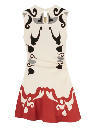 La Doublej Lela Mini Dress Phoenix Placee In Multi