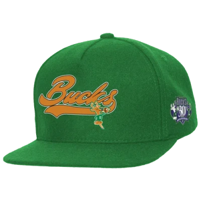 Mitchell & Ness Milwaukee Bucks  Bucks Oversweep Snap Cap