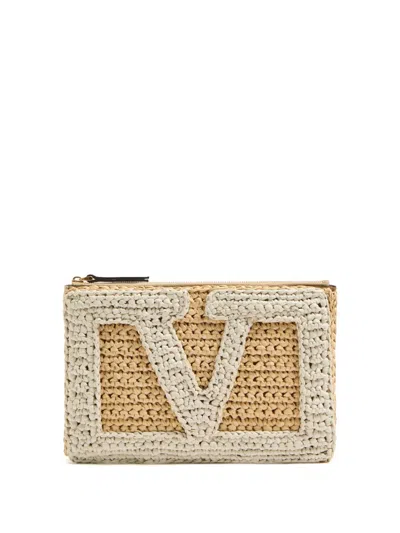 Valentino Garavani Vivasuperstar Crochet Clutch Bag