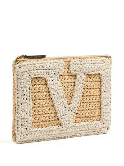 Valentino Garavani Vivasuperstar Crochet Clutch Bag