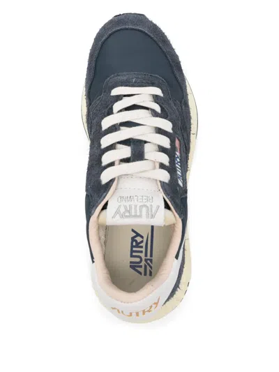 Autry Low Top Sneakers With Suede And Mesh