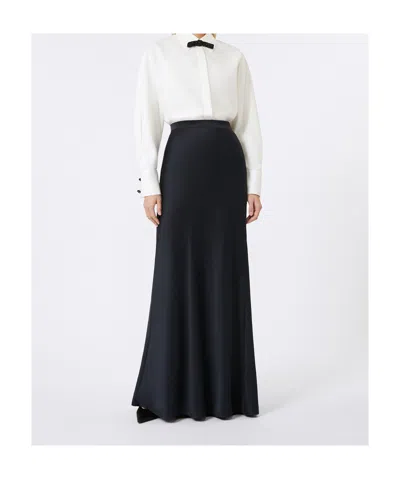 Max Mara Studio Roll Shirt White In White