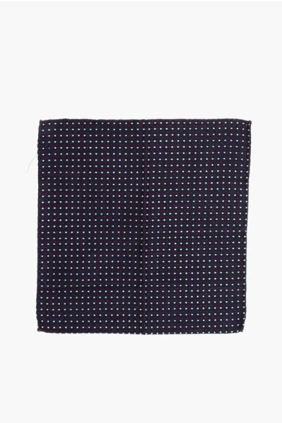 Dsquared2 Patterned Silk And Cotton Pocket Square