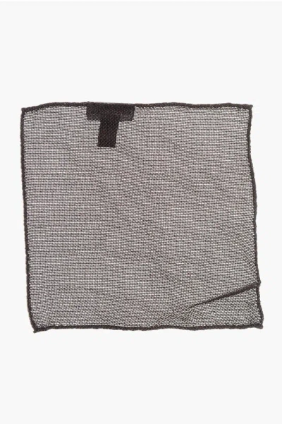 Dsquared2 Solid Color Gauzed Silk Pocket Square