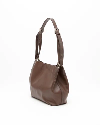 Pre-owned Louis Vuitton Epi Mandara Mm Bag In Brown