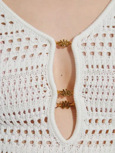 镂空针织长袖连衣裙