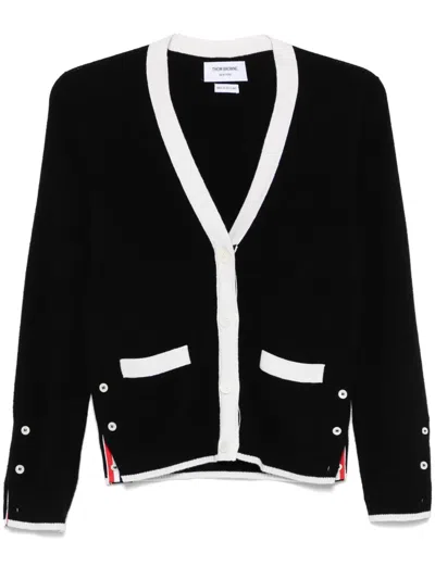 Thom Browne Side Buttoned Knit Cardigan