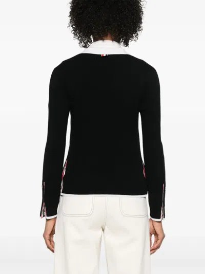 Thom Browne Side Buttoned Knit Cardigan