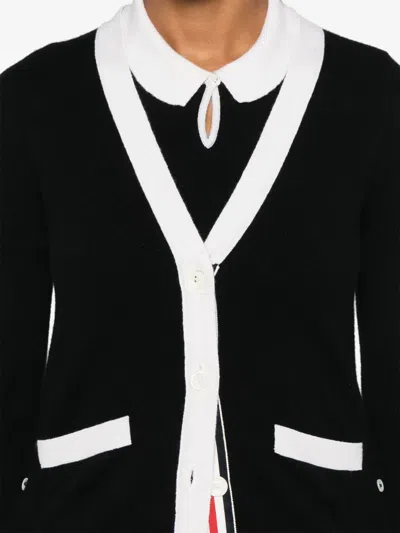 Thom Browne Side Buttoned Knit Cardigan