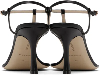 Christen Mono Strap 75 Leather Sandals In Black