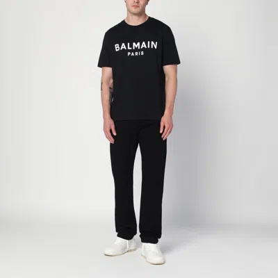 Balmain Denim Jeans With Pockets And Loops In Black