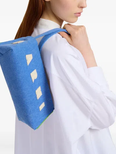 Marni Denim Shoulder Museo Shoulder Bag