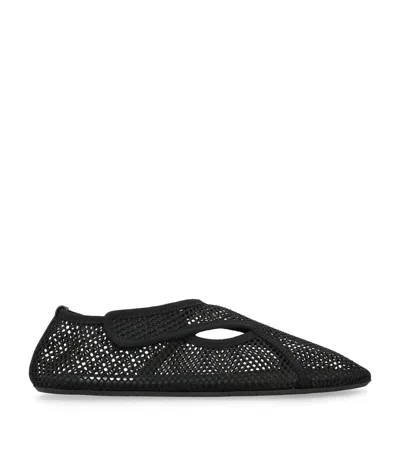 Alaïa Alaia Slipper In Black Mesh Women