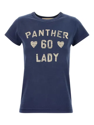 Valentino Panther Lady Crew Neck T-shirt