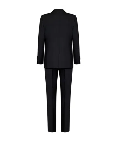 Tom Ford Two-piece Single-breasted Dinner Suit In Black