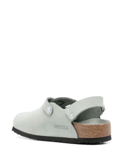 Birkenstock Tokio Suede Mules In Gray