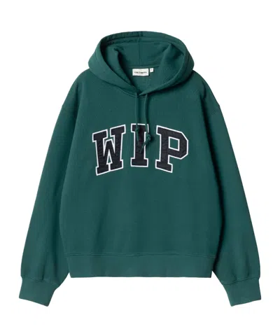 Carhartt Knitwear Hoodie Drawstring Hood In Green