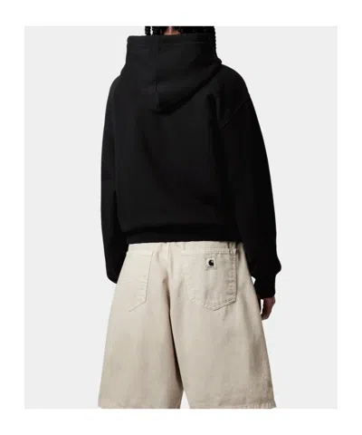Carhartt Knitwear Hood And Ribbed Cuffs In Black