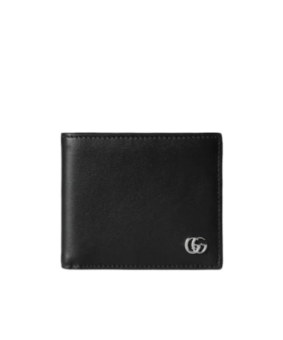 Gucci Bi-fold Wallet Gg Marmont Black Men