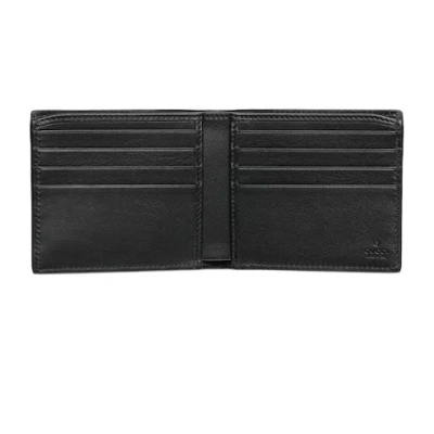 Gucci Bi-fold Wallet Gg Marmont Black Men